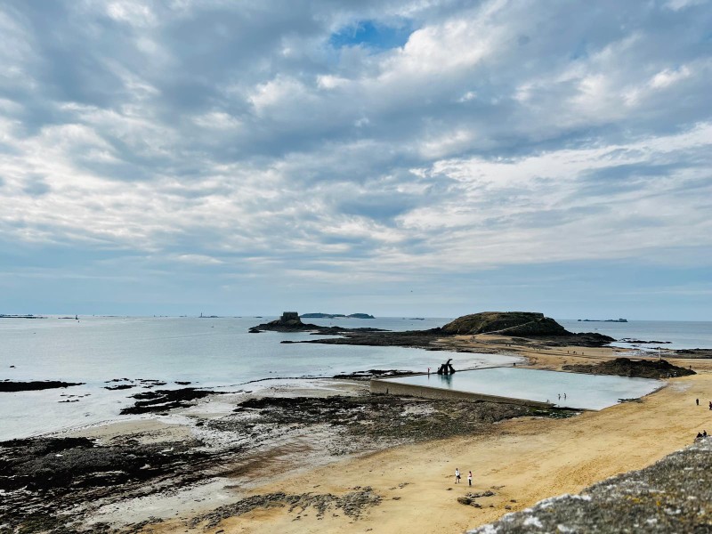 depuis les remparts de saint malo