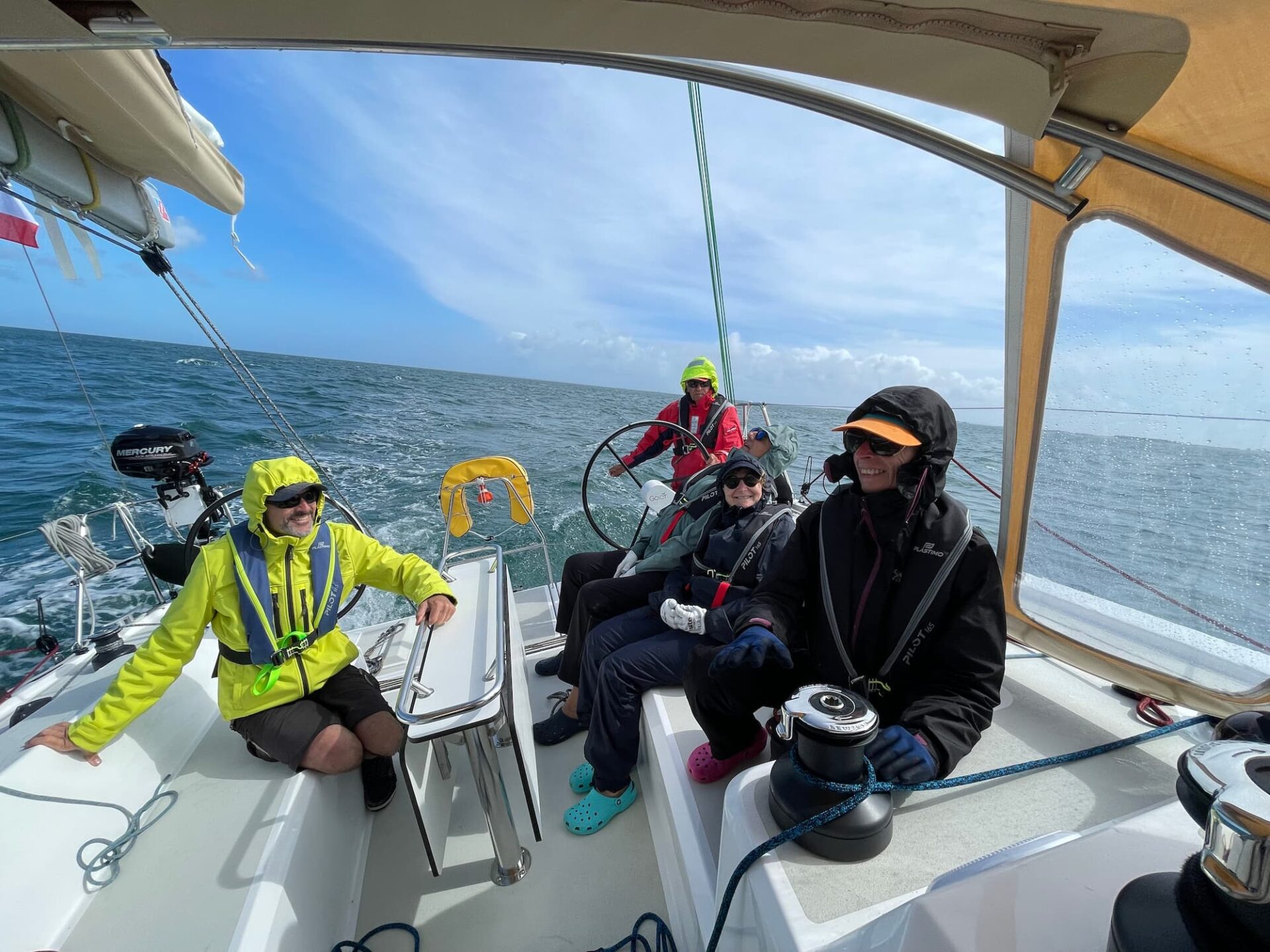 Sortie en mer de GCI Voile